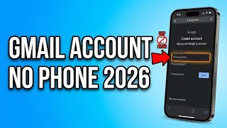 How to Create Gmail Account Without Phone Number Verification 2026 | Verify Your Phone Number Google