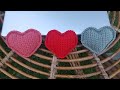 طريقة عمل قلب مجسم بالكروشية