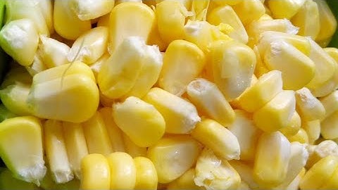 How to remove corn kernels in 1minute,simple trick, How to peel sweet corn fast easy and quickly