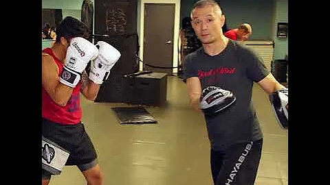 Advanced Focus Mitt Drill  Parry Punch & Covering and Countering