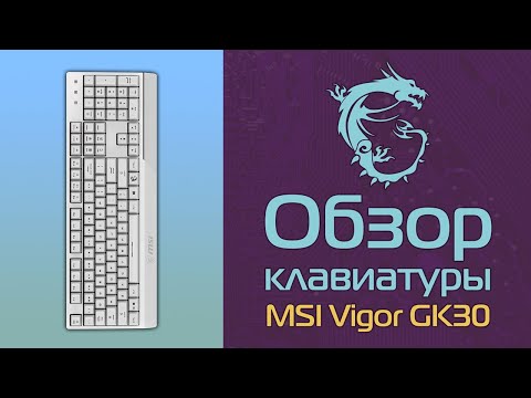 Обзор клавиатуры MSI Vigor GK30