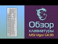 Обзор клавиатуры MSI Vigor GK30