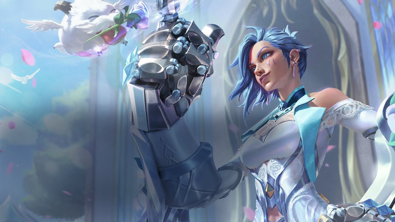 Crystal Rose Vi Custom Skin Preview - League of Legends
