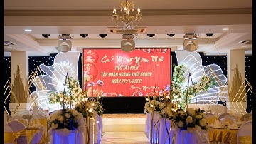 Lễ tổng kết năm 2021 - Tiệc tất niên Hoàng Khôi Group  đón chào năm mới 2022.