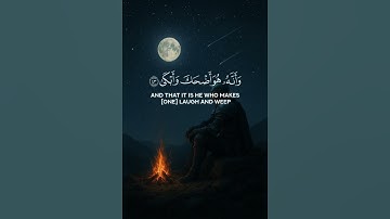 ﴿وَأَنْ لَيْسَ لِلْإِنسَانِ إِلَّا مَا سَعَىٰ ﴾ #قرآن #سورة_النجم #المصحف #الحصري