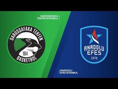 Darussafaka Tekfen Istanbul - Anadolu Efes Istanbul Highlights | EuroLeague RS Round 9