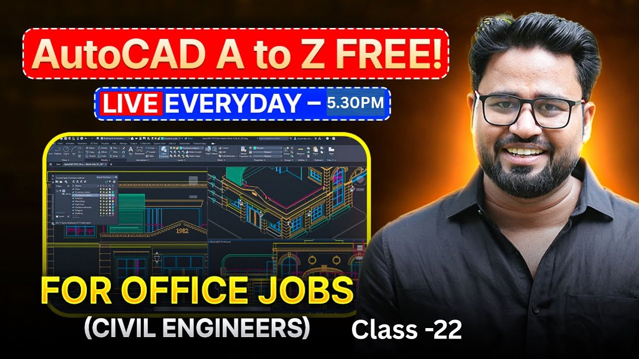 AutoCAD Notes || Class 22 ||By- Akash Pandey||