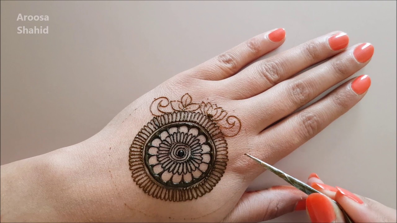 DIY Intricate full hand Henna Mehndi design - YouTube