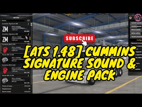 [ATS 1.48] Cummins Signature Sound & Engine Pack - American Truck Simulator