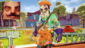 Hello Neighbor - My New Neighbor Butcher Painter (Secret Neighbor) Act 2 Gameplay Walkthrough