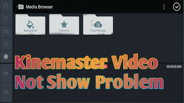 Kinemaster Video not show problem Fix Kannada