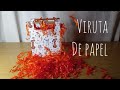 CÓMO HACER VIRUTA de PAPEL 