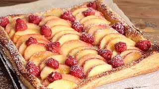 Super Simple Raspberry & Peach Tart | Ep. 1266
