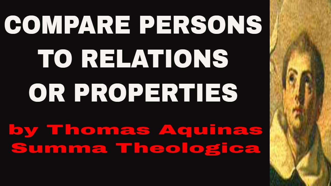 40 OF THE PERSONS AS COMPARED TO THE RELATIONS OR PROPERTIES by Thomas