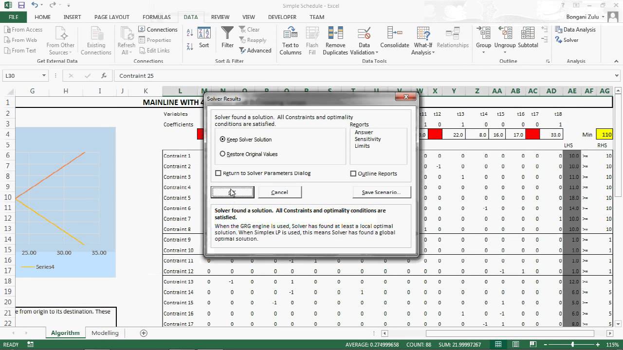 Schedule Simulation YouTube