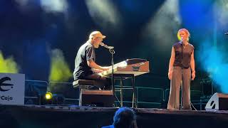 JAMES YORKSTON &amp; NINA PERSSON &quot;Peter Paulo van der Heyden&quot; live Música al Raso Zaragoza 31/05/2023