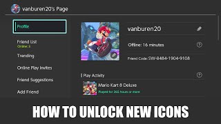 HOW TO UNLOCK NEW PROFILE ICONS ON NINTENDO SWITCH!