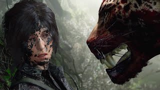 Shadow of The Tomb Raider - Jaguar Boss Fight (Tomb Raider 2018) PS4 Pro