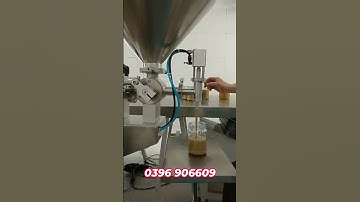 Máy chiết rót 1 vòi bán tự động chiết được dung dịch sệt