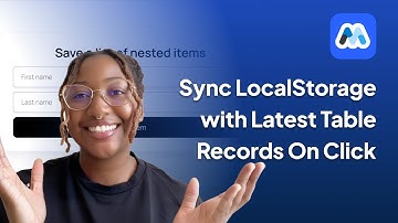 How to Sync LocalStorage with Latest Data Table Record on Button Click