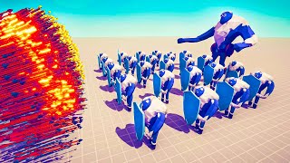 ICE WARRIOR + GIANT vs EVERY GOD -🏹 Totally Accurate Battle Simulator - TABS