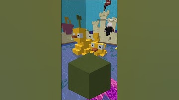Minecraft Build Battle THEME: RUBBER DUCK #shorts #minecraft #buildbattle #hypixel #duck