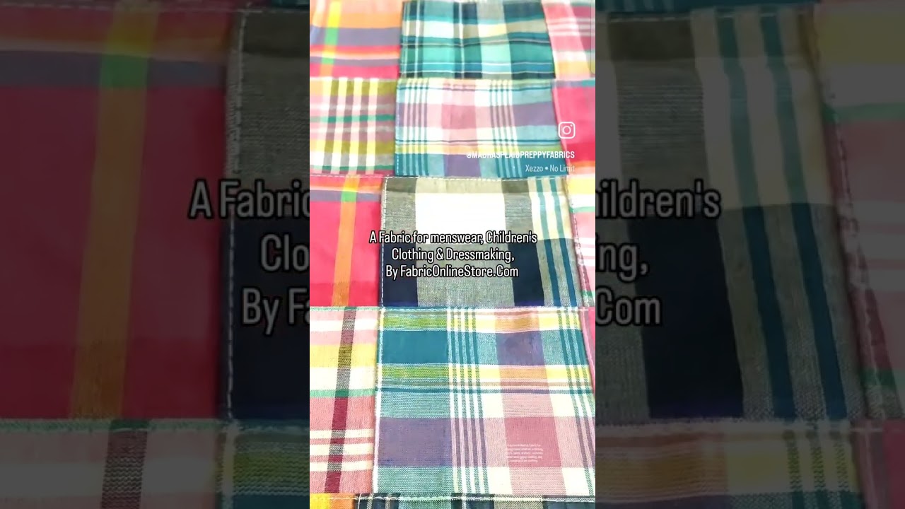 Patchwork Madras Fabric For 
