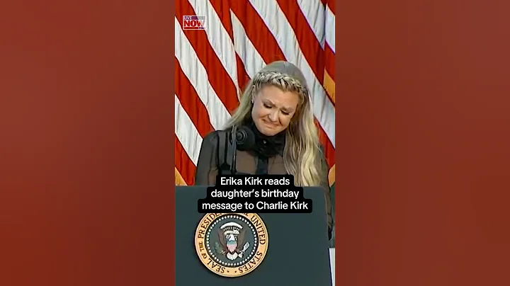 Erika Kirk reads daughter’s message