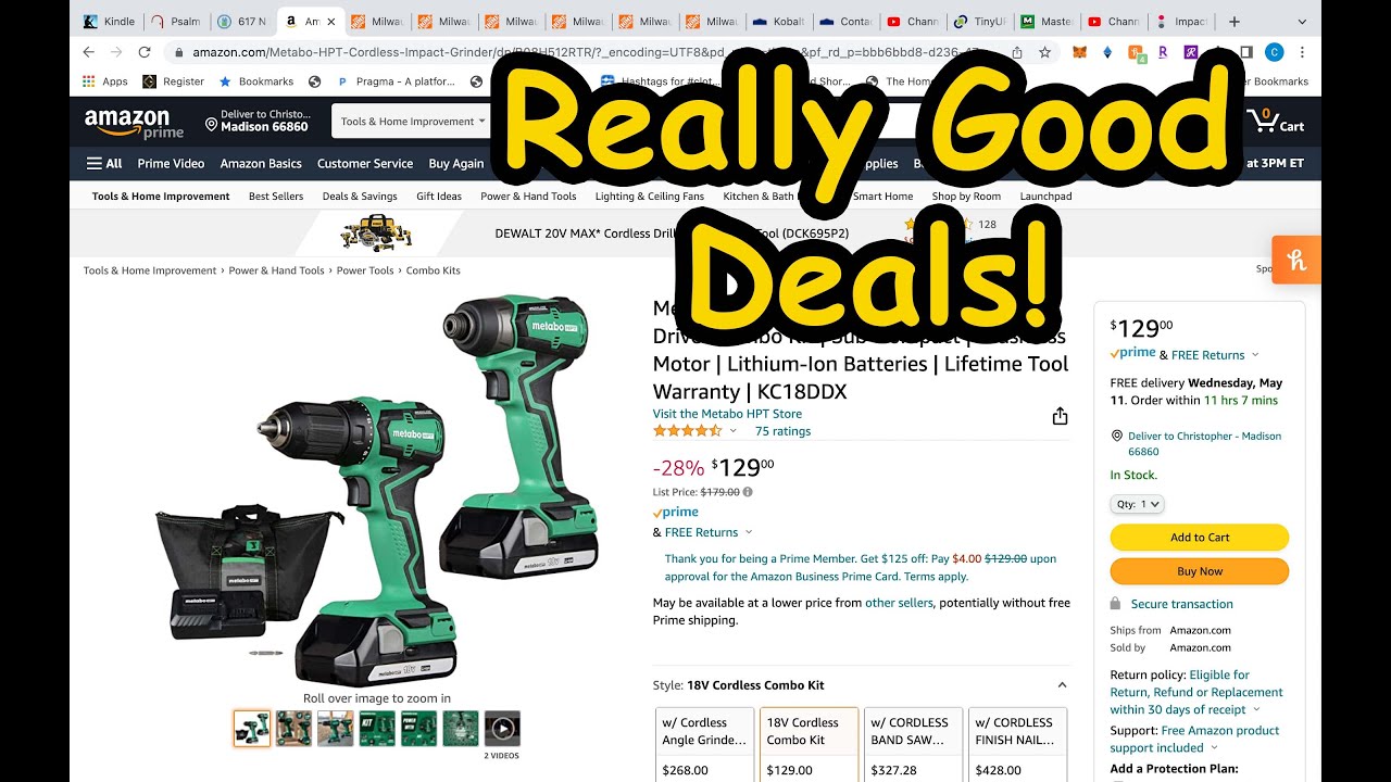 Walmart & Amazon Tool Deals YouTube