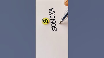 Name Art calligraphy✍️ BUBBLE NAME #shorts #youtubeshorts #deepindiy #calligraphy#nameart#bubblesort