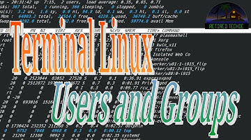 Terminal Linux Users and Groups