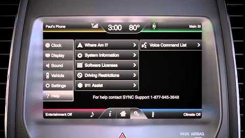 SYNC® with MyFord Touch®  System and Settings  Getting Help│Ford How To Video