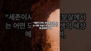 관세음보살보문품 언문(한글)입니다--생각에 도움이되고자 하는글