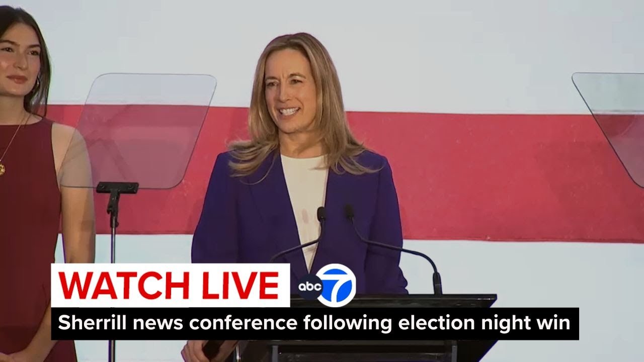 LIVE | NJ Governor-elect Mikie Sherrill holds post-election news conference in Trenton