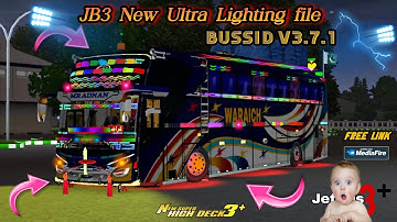 New Update full HD Lighting file v3.7.1 Bussid // in bus simulator indonesia game