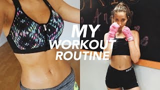 MY WORKOUT ROUTINE FOR A WEEK! What I do to stay in shape