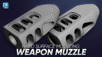 3D Muzzle Brake modeling with 3dsmax