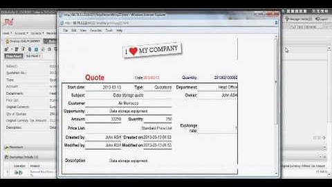 Yunano CRM - Sales process - Demo video