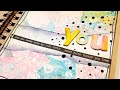 Art Journal Page with Gelli Plate Prints | Mixed Media