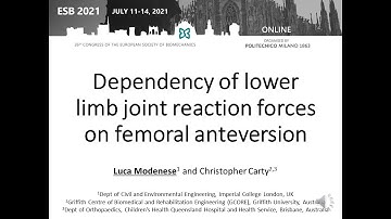 ESB 2021 presentation: "Dependency of lower limb joint reaction forces on femoral anteversion"