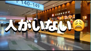 だれもいない羽田空港国際線ターミナルから、イスタンブールに飛びました。