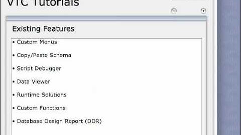 01 11  New FileMaker Pro 10 Advanced Features pt  1