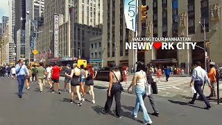 [Full] SUMMER TRAVEL IN NEW YORK CITY 11 - Walking Tour Manhattan NYC, USA, 4K