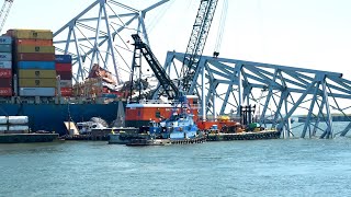 Exclusive look at Baltimore bridge wreckage| Onboard with U.S. Army Corps.