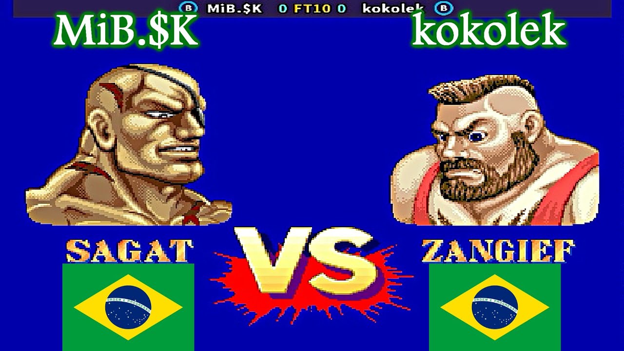 Street Fighter II': Champion Edition - MiB.$K vs kokolek FT10