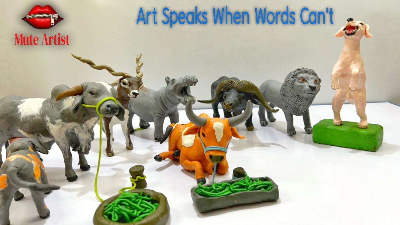 How to Make Realistic Animals with Polymer Clay | Step By Step Process