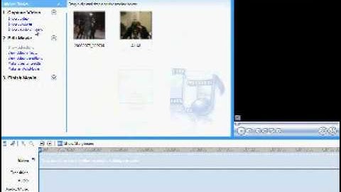 Video Editing - Windows Movie Maker Basics