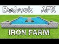 BEDROCK Простая ферма железа | EASY Iron Farm MINECRAFT