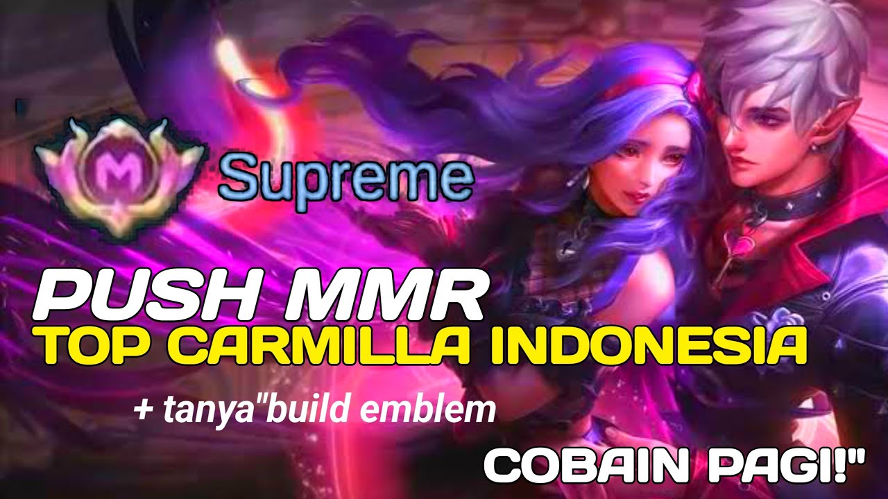 PUSH MMR SIANG" KE TOP INDONESIA CARMILLA TRIO MAUT ! LIVE MOBILE
