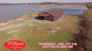 Wilson Auctioneers CACHE RIVER RECREATIONAL LAND AUCTION Arkansas Duck Hunting Deer
